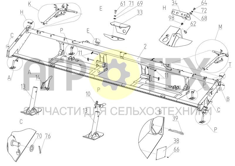 Каркас (9-18.01.000Ф) (№69 на схеме)